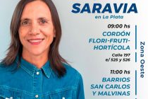 [La Plata] Silvia Saravia visitará el cordón frutihortícola.