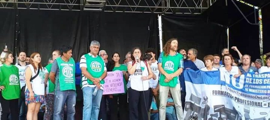 [La Plata] Contundente paro provincial le dice no a la política de Vidal