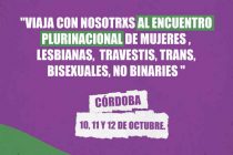 [Córdoba] Viaja al Encuentro Plurinacional de Mujeres
