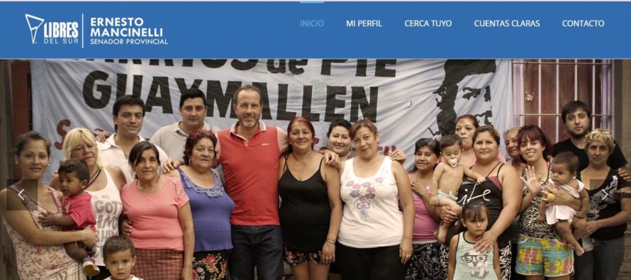 [Mendoza] El senador Mancinelli presenta su página web